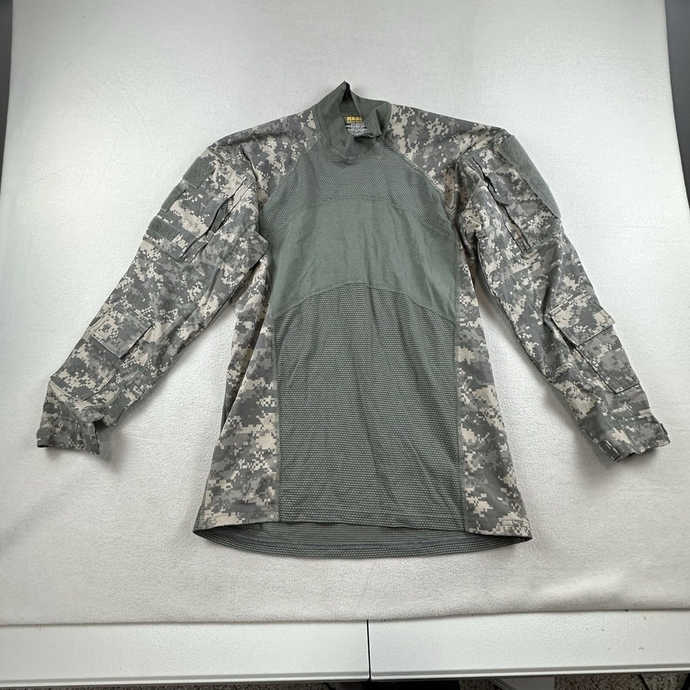 Massif Shirt Mens Medium Green Camo US ARMY ADVANCED Combat Shirt Type 1